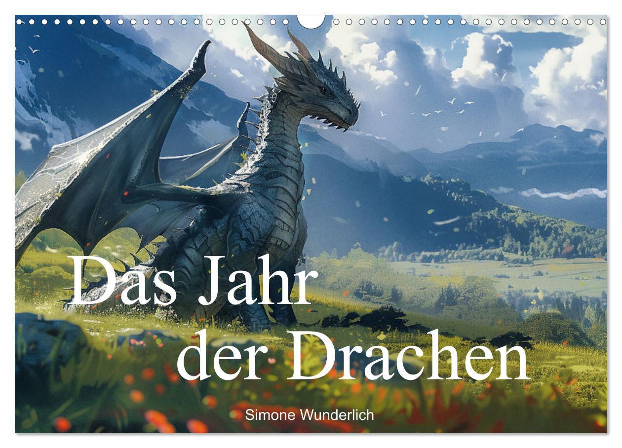 Cover: 9783383790942 | Das Jahr der Drachen (Wandkalender 2025 DIN A3 quer), CALVENDO...