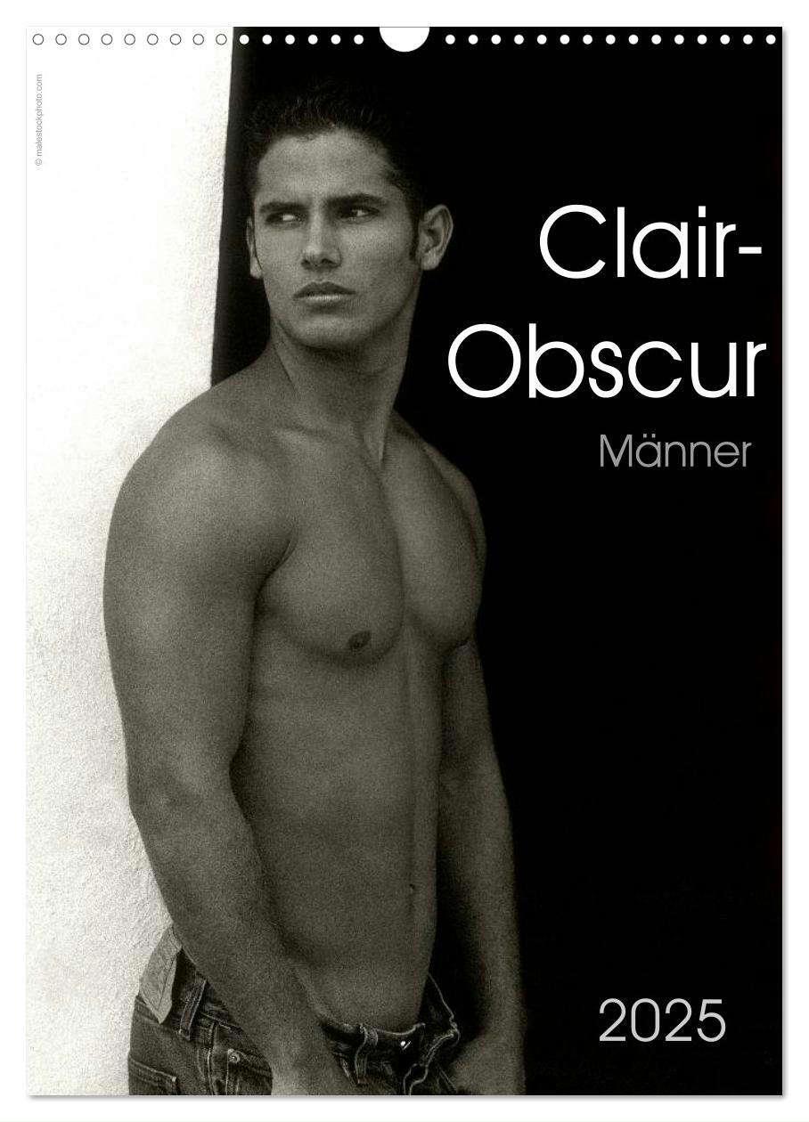 Cover: 9783457031629 | Clair-Obscur Männer 2025 (Wandkalender 2025 DIN A3 hoch), CALVENDO...