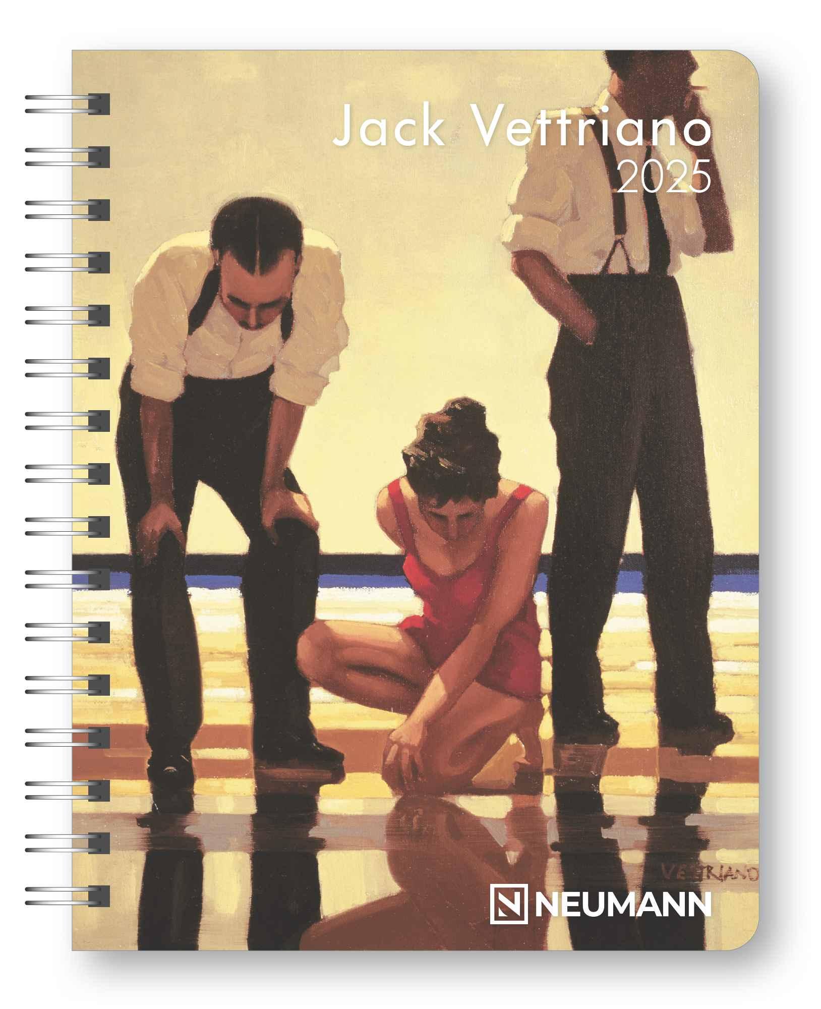 Cover: 4002725994752 | N NEUMANNVERLAGE - Jack Vettriano 2025 Diary, 16,5x21,6cm,...