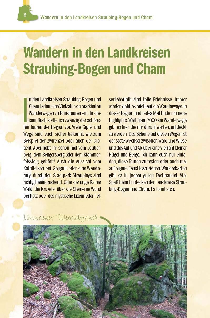 Bild: 9783955877682 | Wanderführer Straubing . Roding . Cham | Uwe Stanke | Taschenbuch