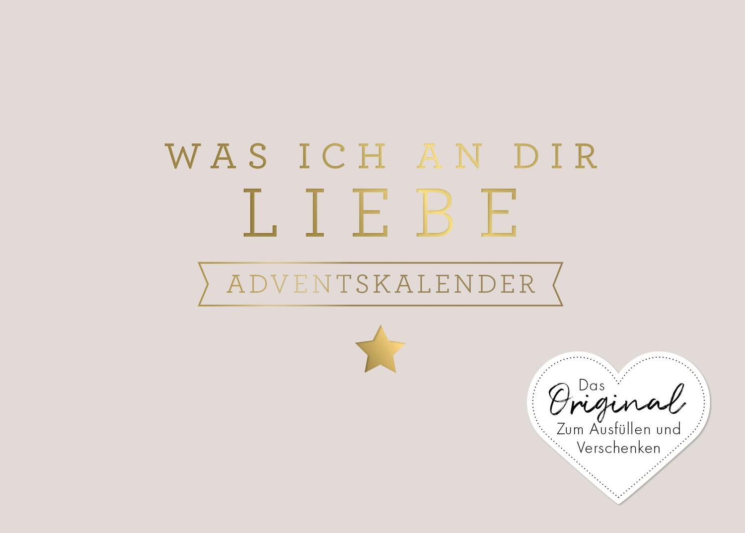 Cover: 9783742325242 | Was ich an dir liebe - Adventskalender | Alexandra Reinwarth | Buch