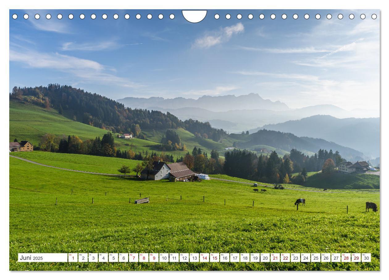 Bild: 9783435651023 | Appenzellerland (Wandkalender 2025 DIN A4 quer), CALVENDO...