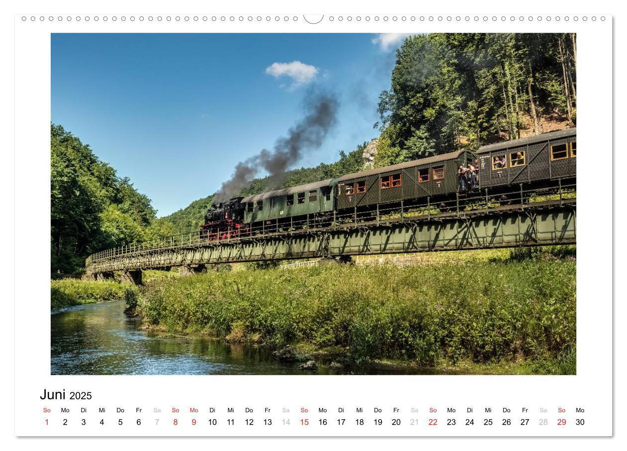 Bild: 9783435560271 | Mit der Eisenbahn in die Fränkische Schweiz (Wandkalender 2025 DIN...