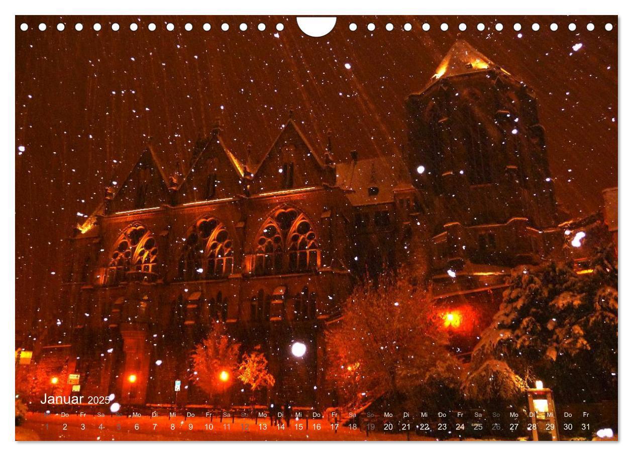 Bild: 9783435483365 | Marburg 2025 (Wandkalender 2025 DIN A4 quer), CALVENDO Monatskalender