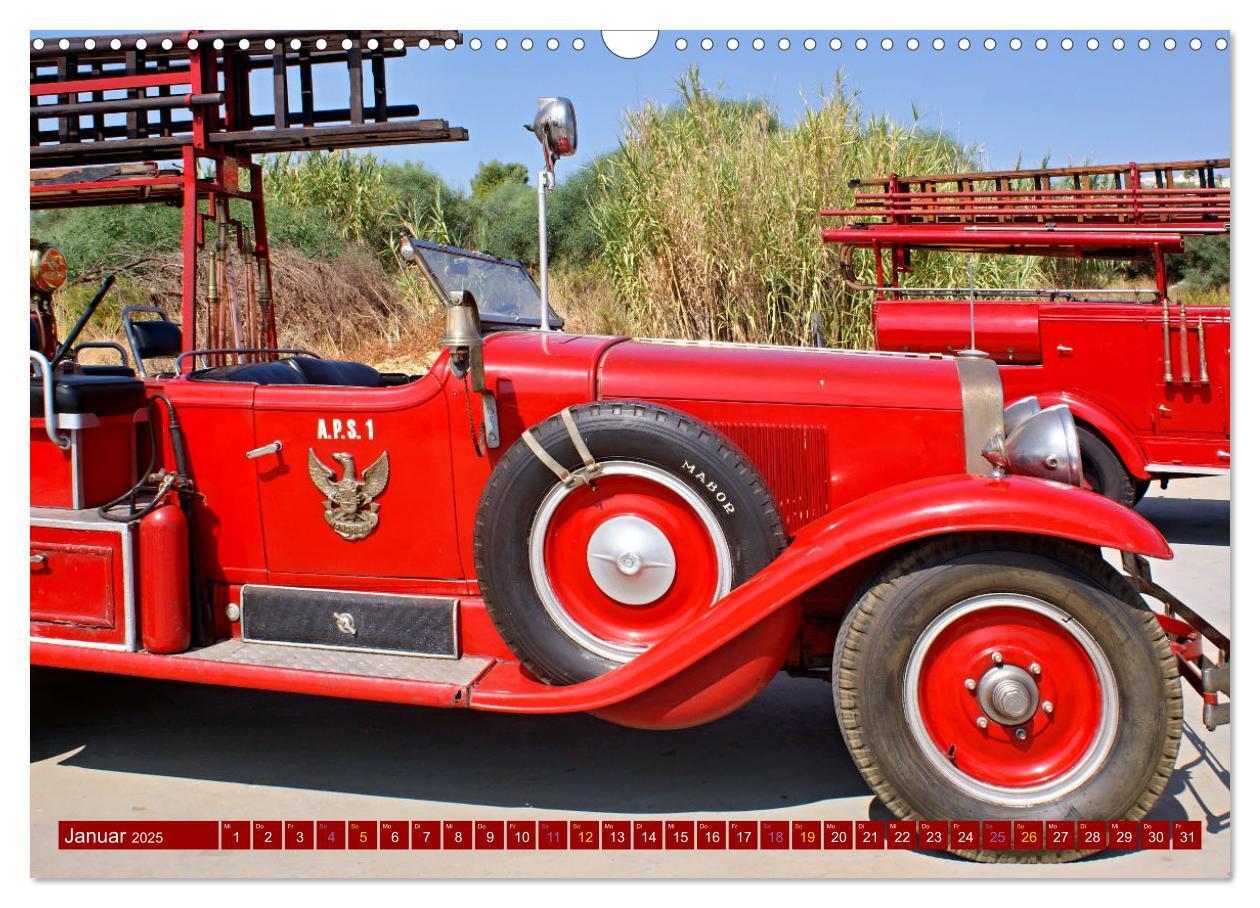 Bild: 9783383998218 | Feuerwehrautos (Wandkalender 2025 DIN A3 quer), CALVENDO...