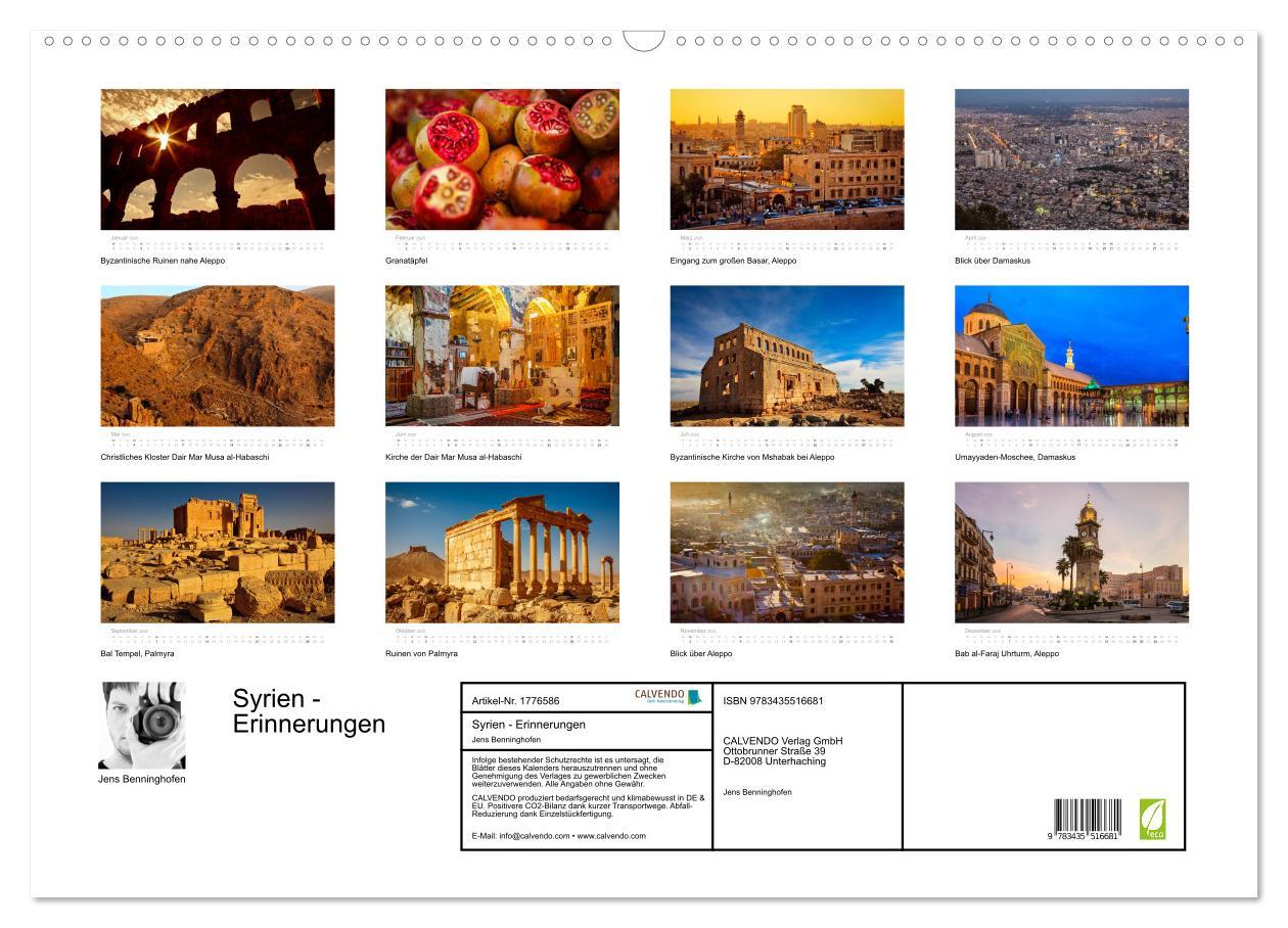 Bild: 9783435516681 | Syrien - Erinnerungen (Wandkalender 2025 DIN A2 quer), CALVENDO...