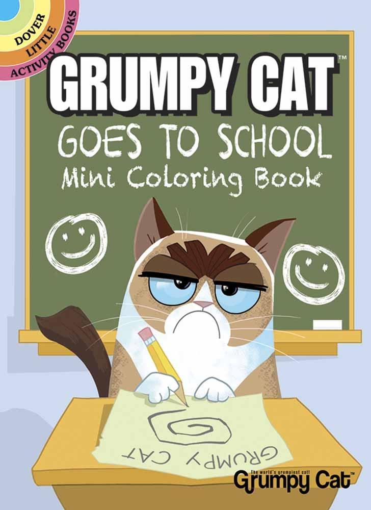 Cover: 9780486819600 | Grumpy Cat Goes to School Mini Coloring Book | John Kurtz | Buch