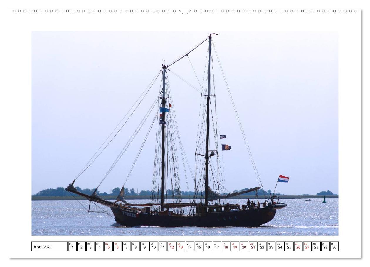 Bild: 9783435580378 | Windjammer - Bremerhaven (Wandkalender 2025 DIN A2 quer), CALVENDO...