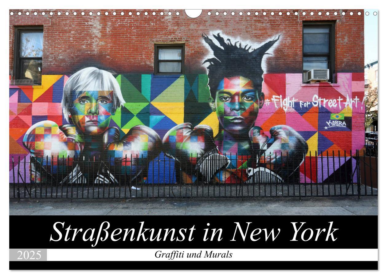 Cover: 9783435166374 | Straßenkunst in New York - Graffiti und Murals (Wandkalender 2025...