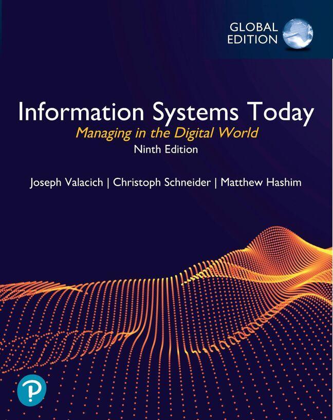 Cover: 9781292438115 | Information Systems Today: Managing in the Digital World, Global...