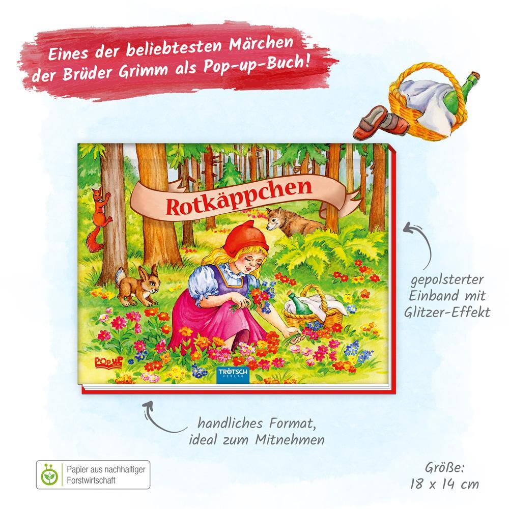 Bild: 9783965525603 | Trötsch Märchenbuch Pop-up-Buch Rotkäppchen | Co.KG | Buch | 10 S.