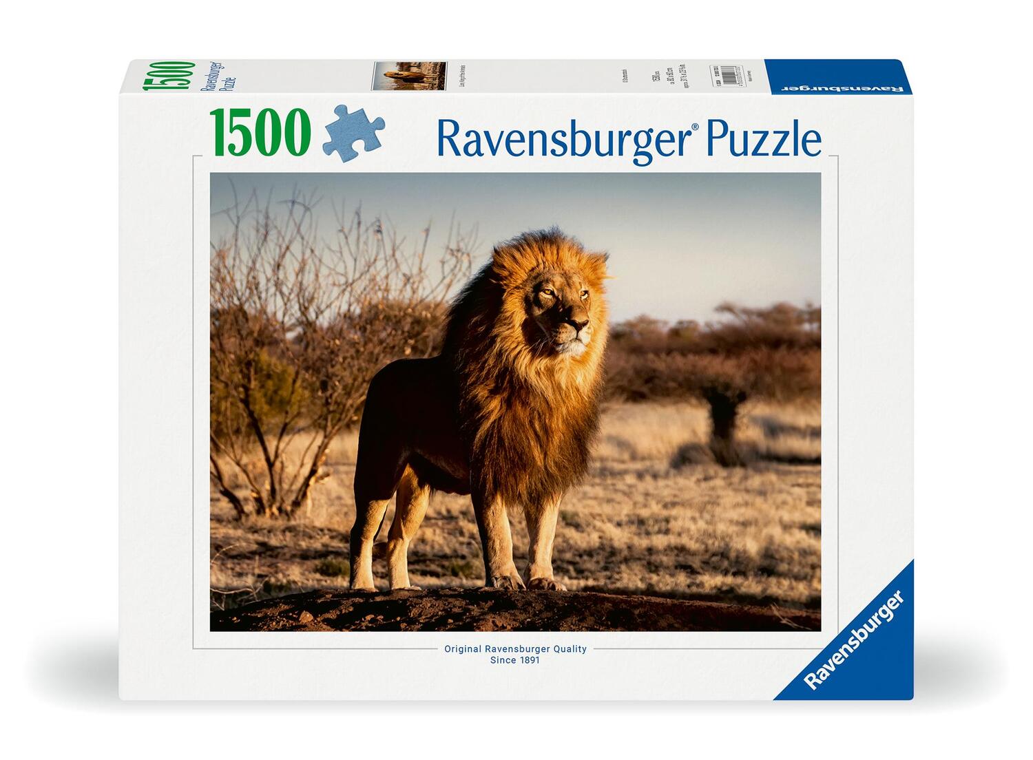 Cover: 4005555007333 | Ravensburger Puzzle 12000733 Der Löwe. Der König der Tiere 1500...