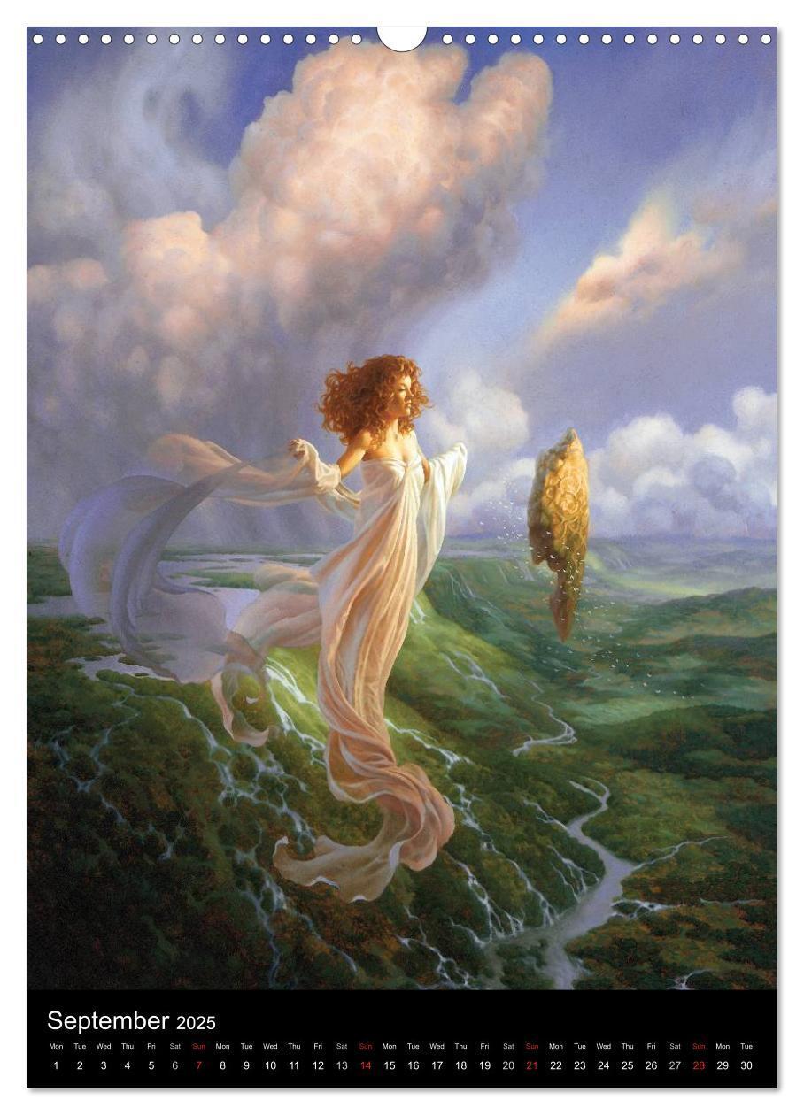 Bild: 9781325976782 | INNERSCAPES Fantasy Paintings by Christophe Vacher (Wall Calendar...