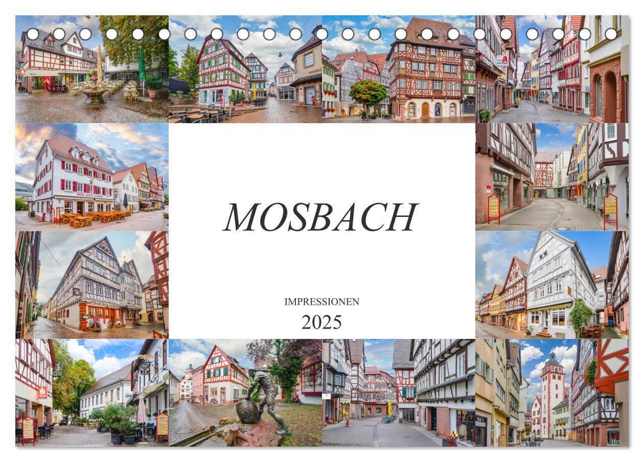 Cover: 9783435177295 | Mosbach Impressionen (Tischkalender 2025 DIN A5 quer), CALVENDO...