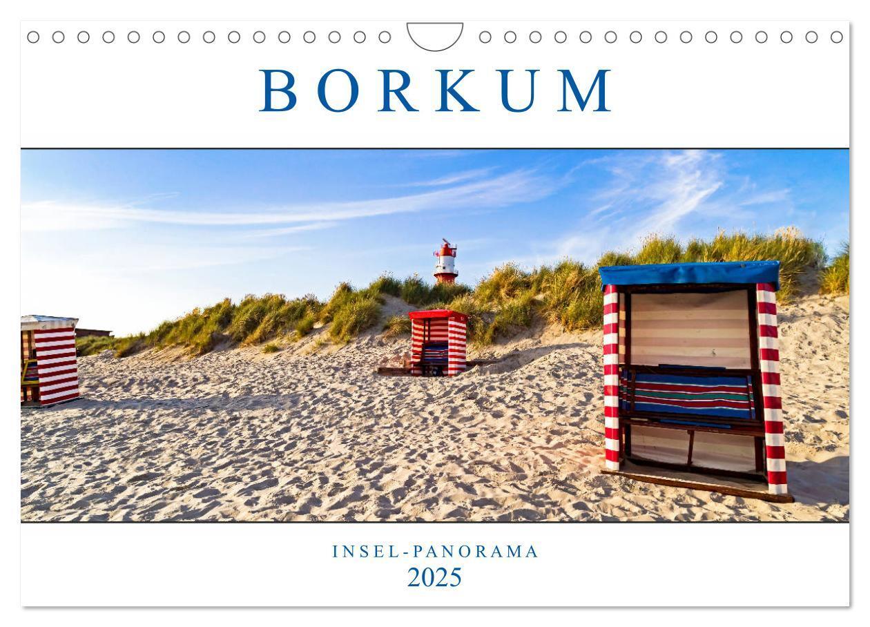 Cover: 9783435259441 | Borkum Inselpanorama (Wandkalender 2025 DIN A4 quer), CALVENDO...