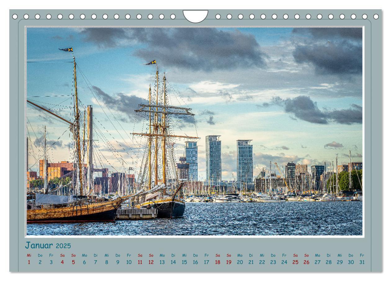 Bild: 9783383946219 | HELSINKI CITY (Wandkalender 2025 DIN A4 quer), CALVENDO Monatskalender