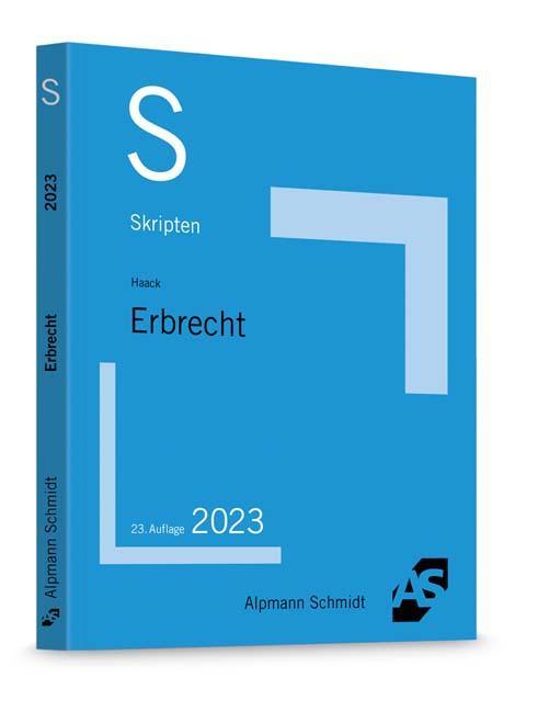 Cover: 9783867528443 | Skript Erbrecht | Claudia Haack | Taschenbuch | X | Deutsch | 2022