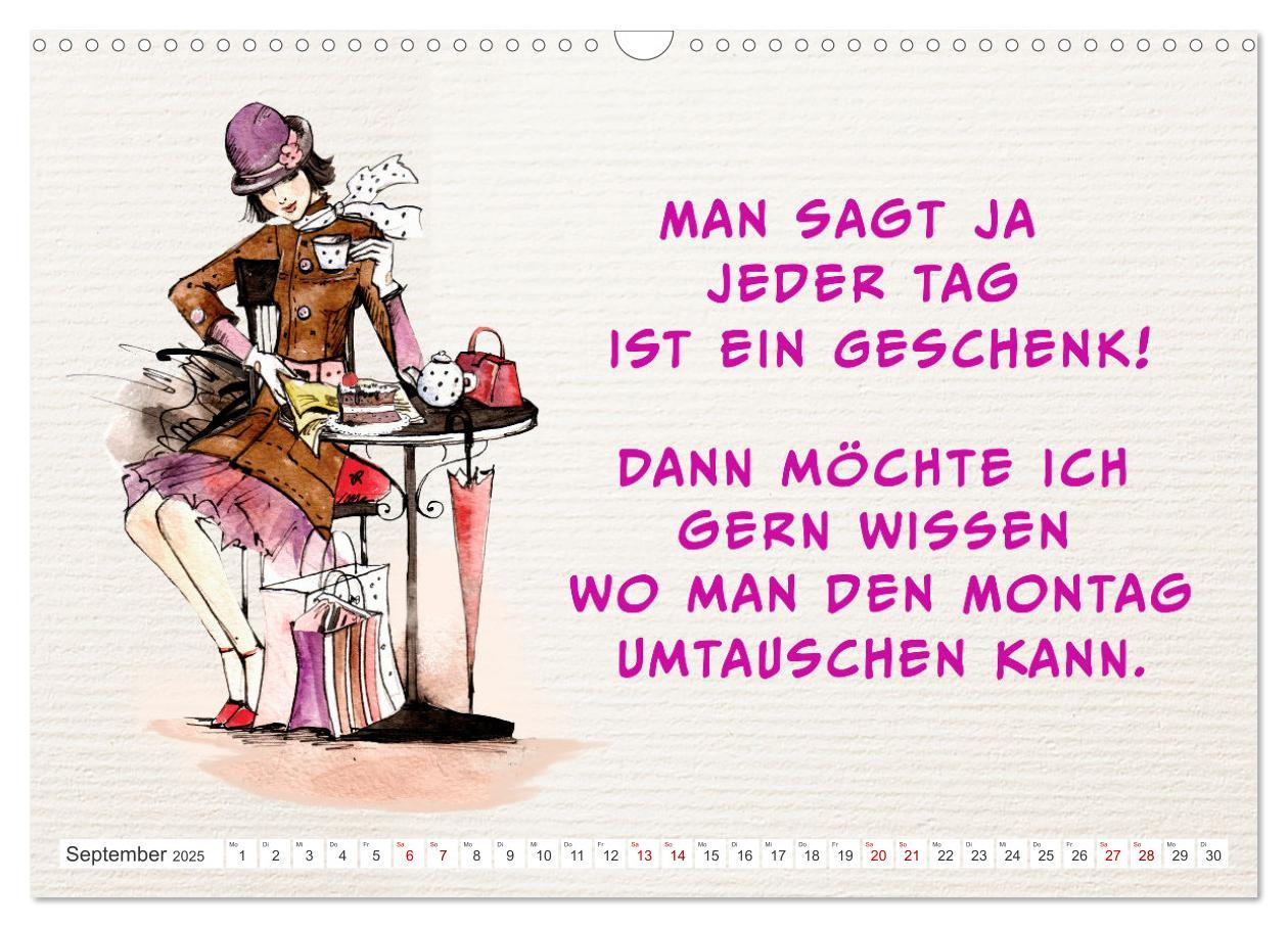 Bild: 9783383927584 | Frech aber ehrlich (Wandkalender 2025 DIN A3 quer), CALVENDO...