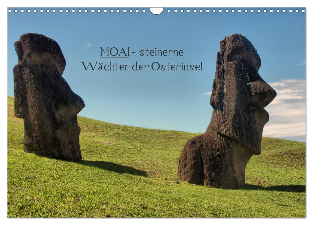 Cover: 9783435820825 | MOAI - steinerne Wächter der Osterinsel (Wandkalender 2025 DIN A3...