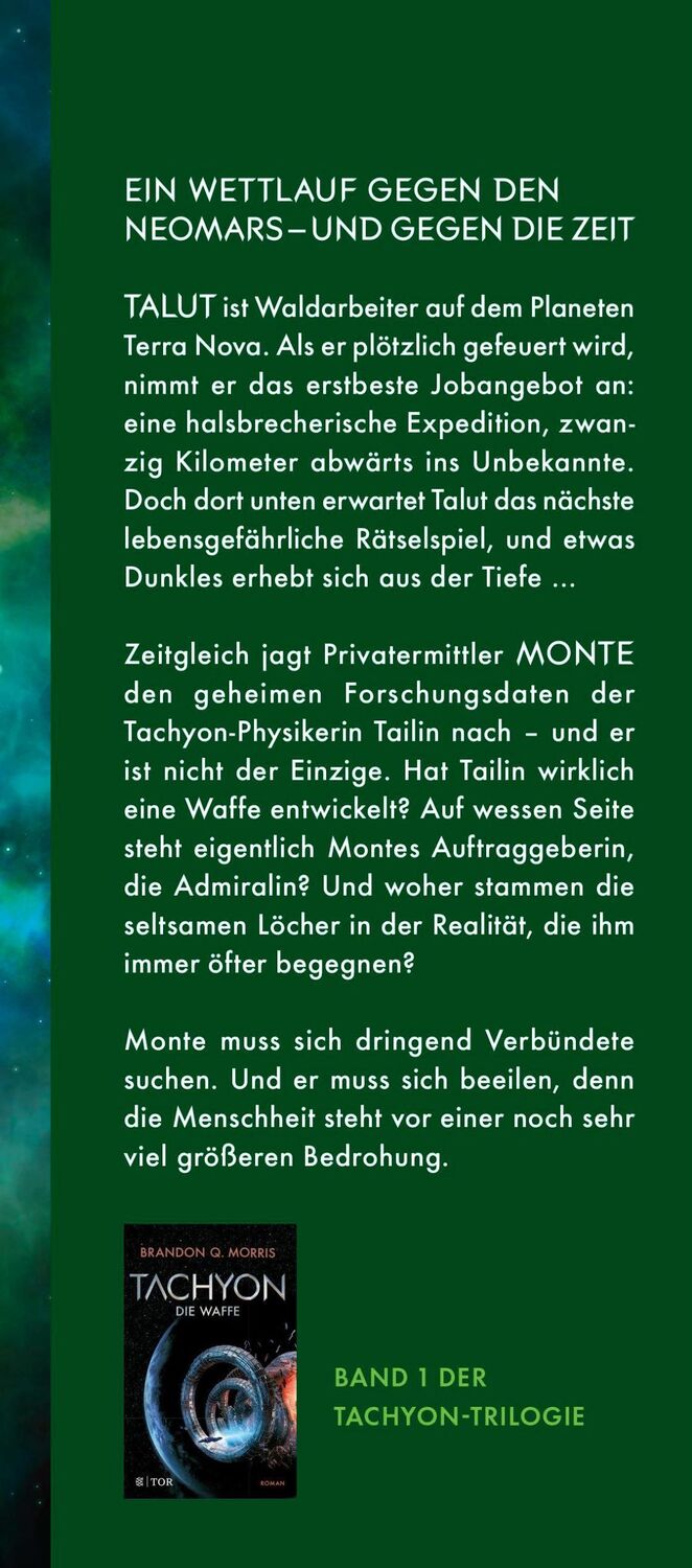 Rückseite: 9783596707348 | Tachyon | Brandon Q. Morris | Taschenbuch | Tachyon | 496 S. | Deutsch