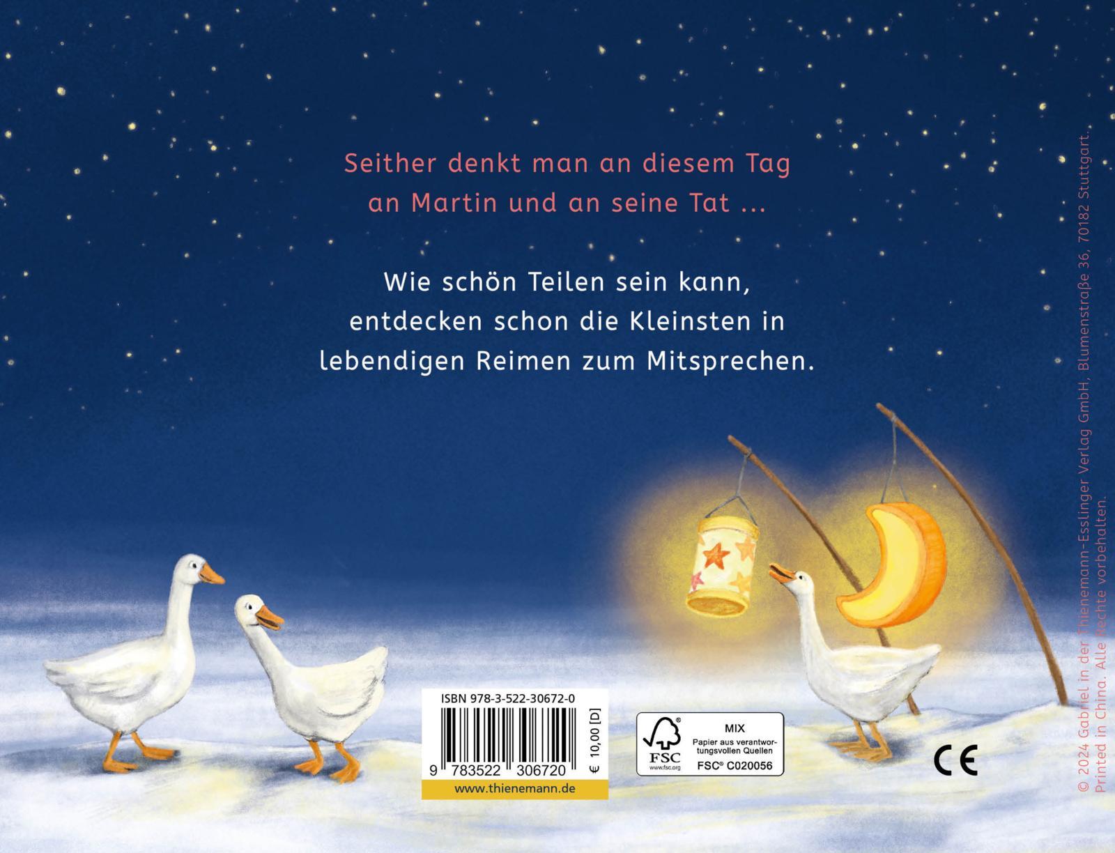 Rückseite: 9783522306720 | Dein kleiner Begleiter: Sankt Martin | Lene März | Buch | 16 S. | 2024