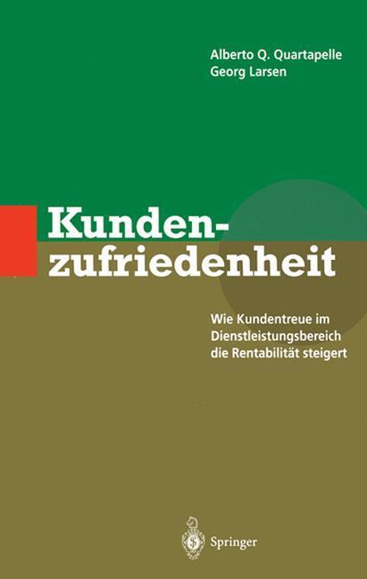 Cover: 9783642648335 | Kundenzufriedenheit | Alberto Q. Quartapelle (u. a.) | Taschenbuch