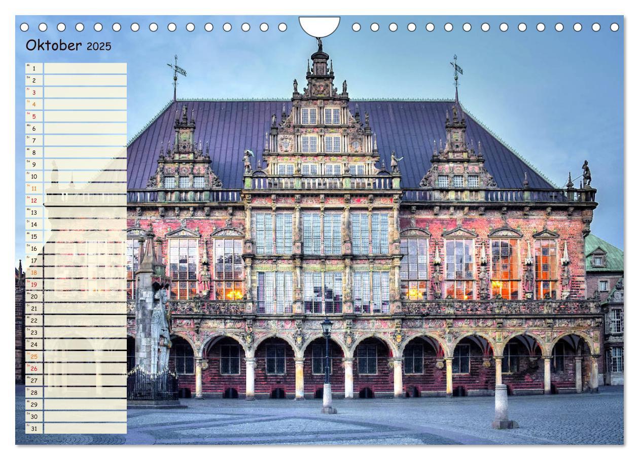 Bild: 9783435131693 | Der kleine Bremen Kalender (Wandkalender 2025 DIN A4 quer),...