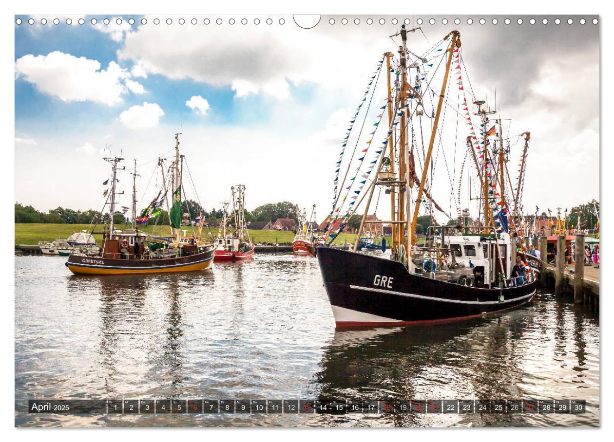 Bild: 9783435487202 | Malerisches Greetsiel (Wandkalender 2025 DIN A3 quer), CALVENDO...