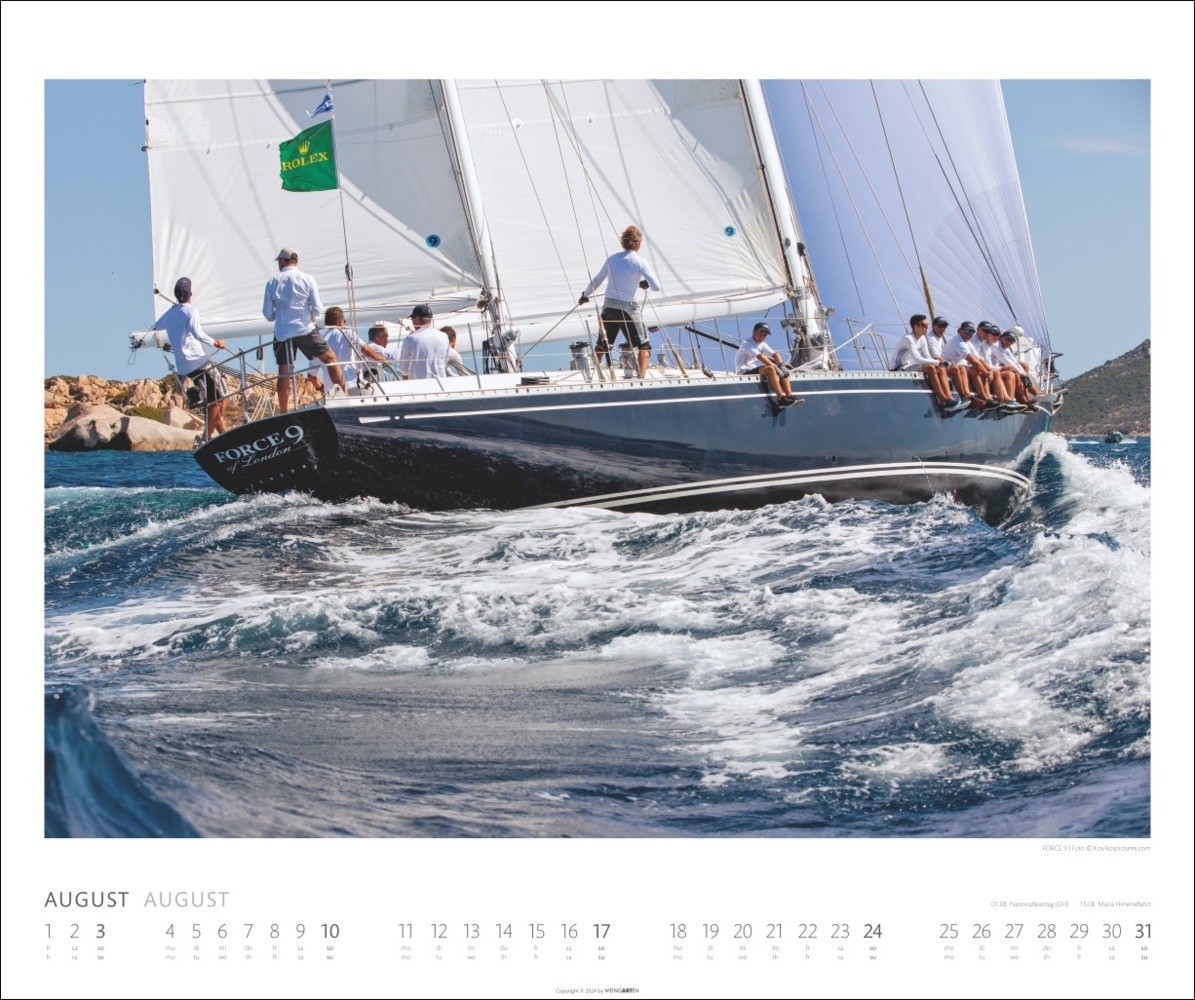 Bild: 9783839900628 | Sailing Kalender 2025 | Kalender | Spiralbindung | 14 S. | Deutsch