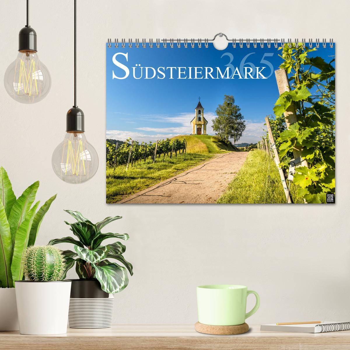 Bild: 9783435042357 | Südsteiermark365 (Wandkalender 2025 DIN A4 quer), CALVENDO...