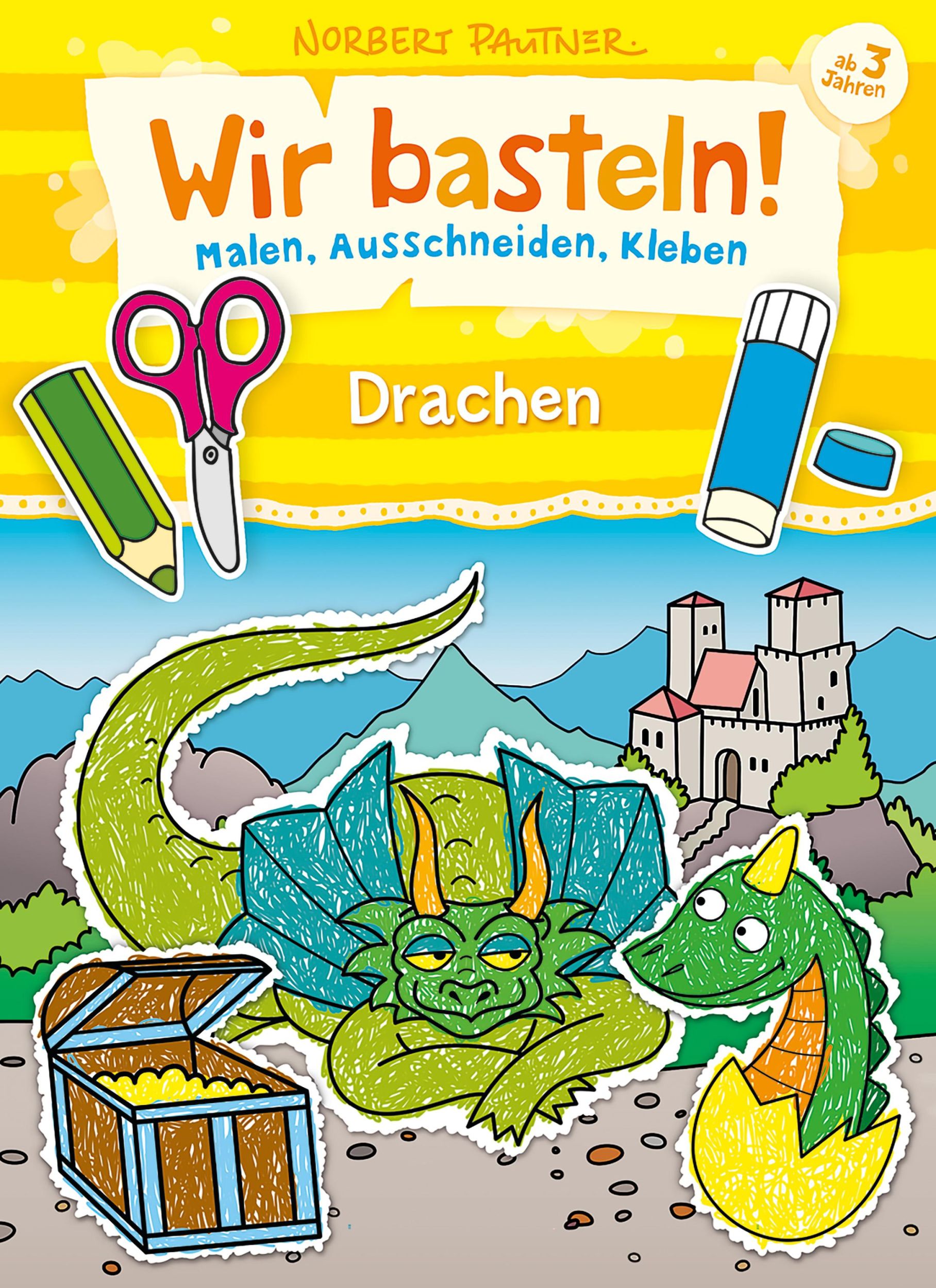 Cover: 9783743210431 | Wir basteln! - Malen, Ausschneiden, Kleben - Drachen | Norbert Pautner