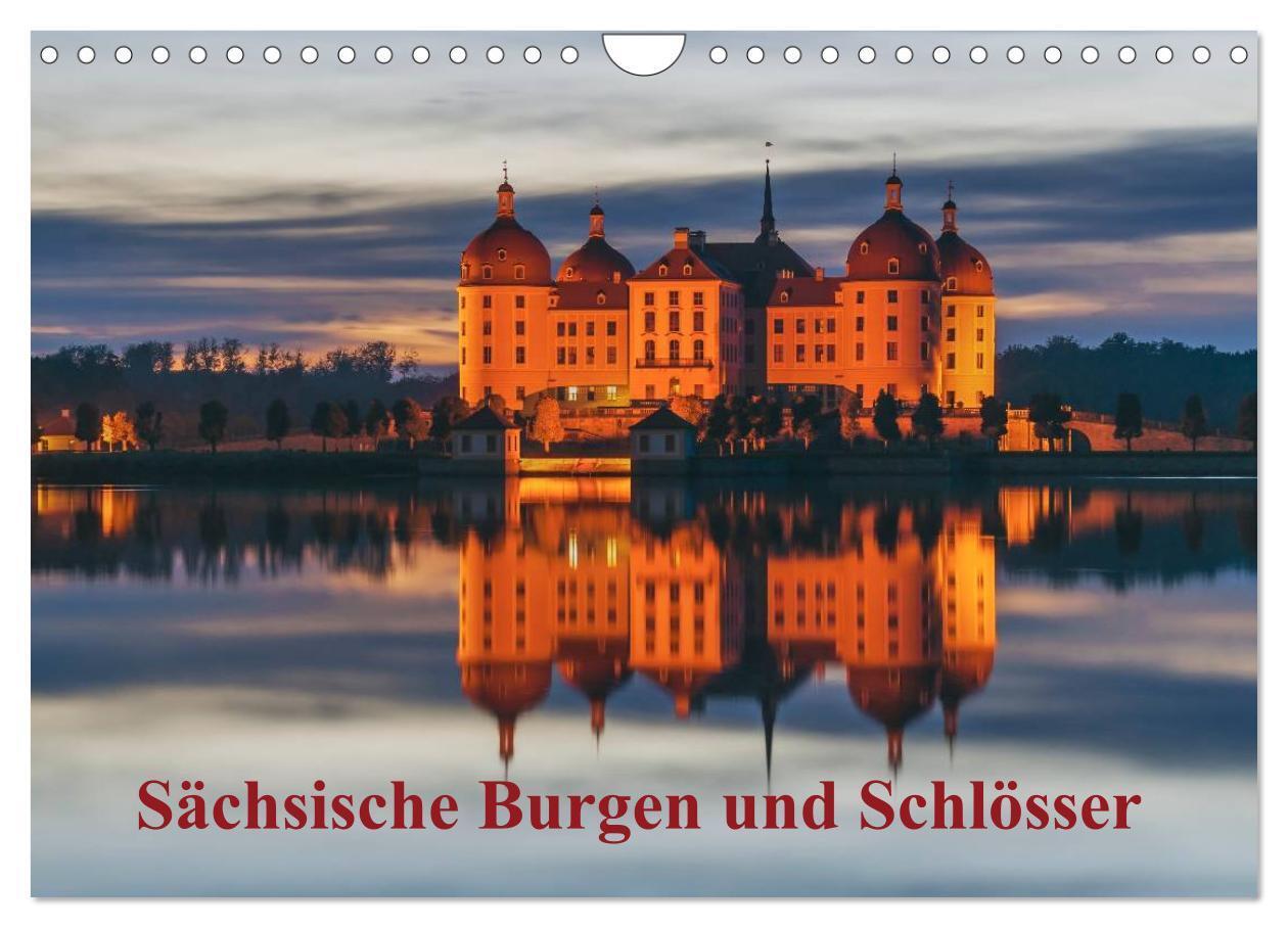 Cover: 9783435829958 | Sächsische Burgen und Schlösser (Wandkalender 2025 DIN A4 quer),...