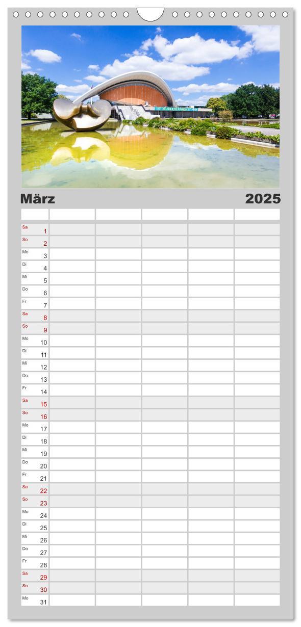 Bild: 9783457107195 | Familienplaner 2025 - SOMMER IN BERLIN mit 5 Spalten (Wandkalender,...