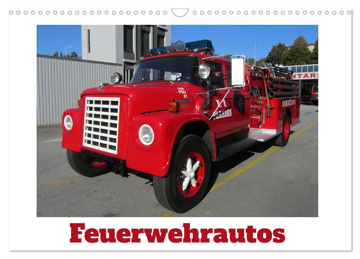 Cover: 9783383998218 | Feuerwehrautos (Wandkalender 2025 DIN A3 quer), CALVENDO...