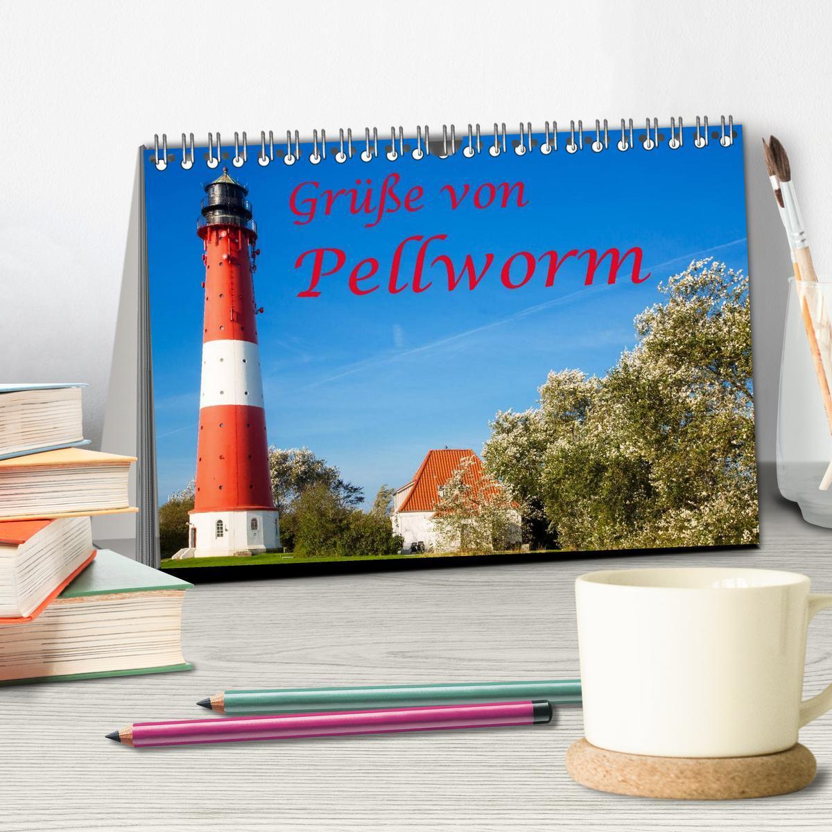 Bild: 9783435475285 | Grüße von Pellworm (Tischkalender 2025 DIN A5 quer), CALVENDO...