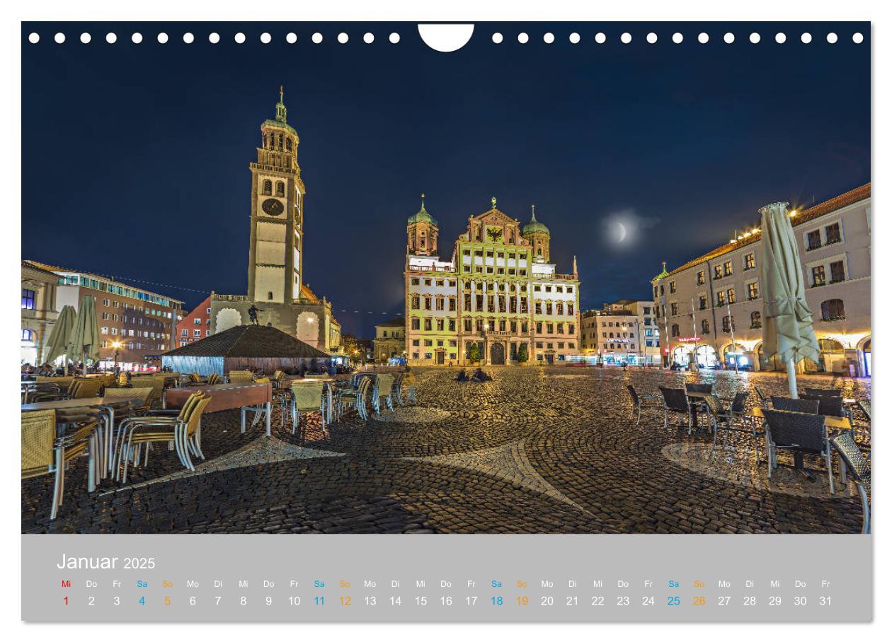 Bild: 9783435239764 | Augsburg - Stadt der Renaissance (Wandkalender 2025 DIN A4 quer),...