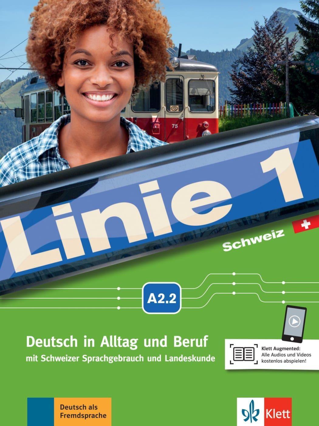 Cover: 9783126071055 | Linie 1 Schweiz A2.2. Kurs- und Übungsbuch mit Audios und Videos...