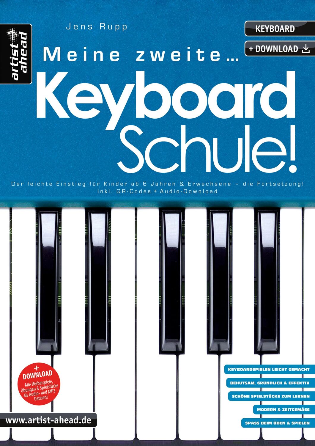 Cover: 9783866421370 | Meine zweite Keyboardschule! | Jens Rupp | Broschüre | Buch &amp; Download