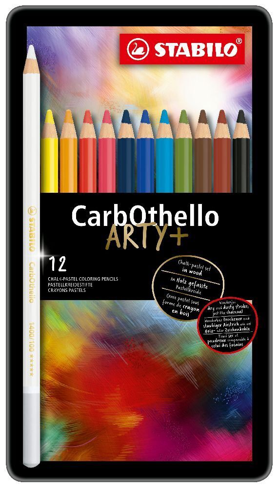 Cover: 4006381279574 | STABILO CarbOthello 12er Metalletui ARTY+" | Stück | In Karton