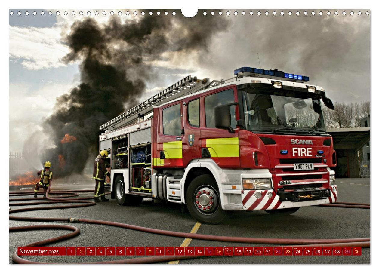 Bild: 9783383998218 | Feuerwehrautos (Wandkalender 2025 DIN A3 quer), CALVENDO...