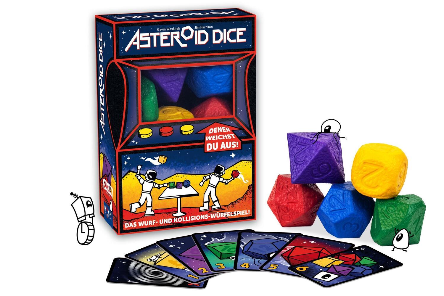 Bild: 4260071883483 | Asteroid Dice | Gavin Waxkirsh (u. a.) | Spiel | 883483 | Deutsch