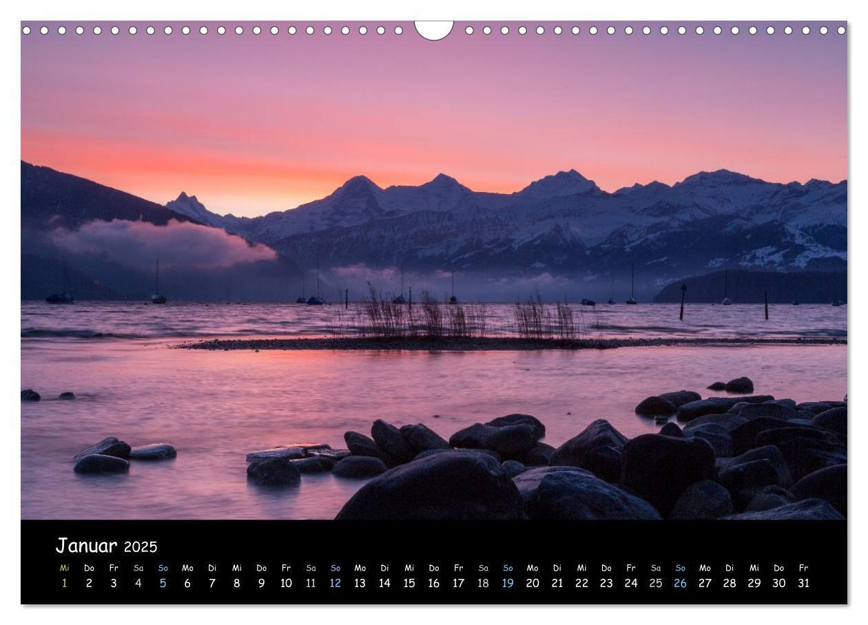 Bild: 9783435773862 | Stimmungsvolle Bilder vom Thunersee (Wandkalender 2025 DIN A3...