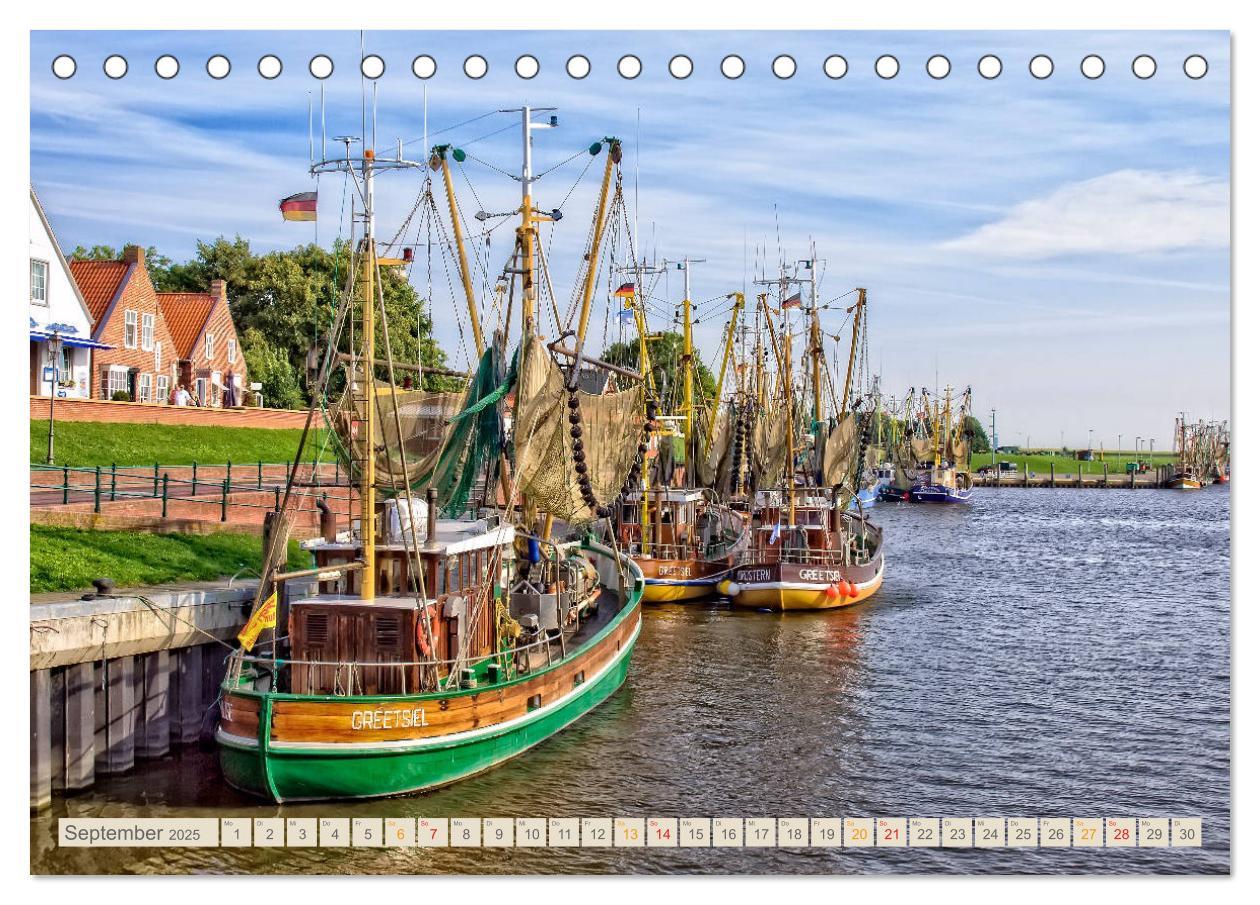 Bild: 9783435432820 | Reise an die Nordsee - Greetsiel (Tischkalender 2025 DIN A5 quer),...