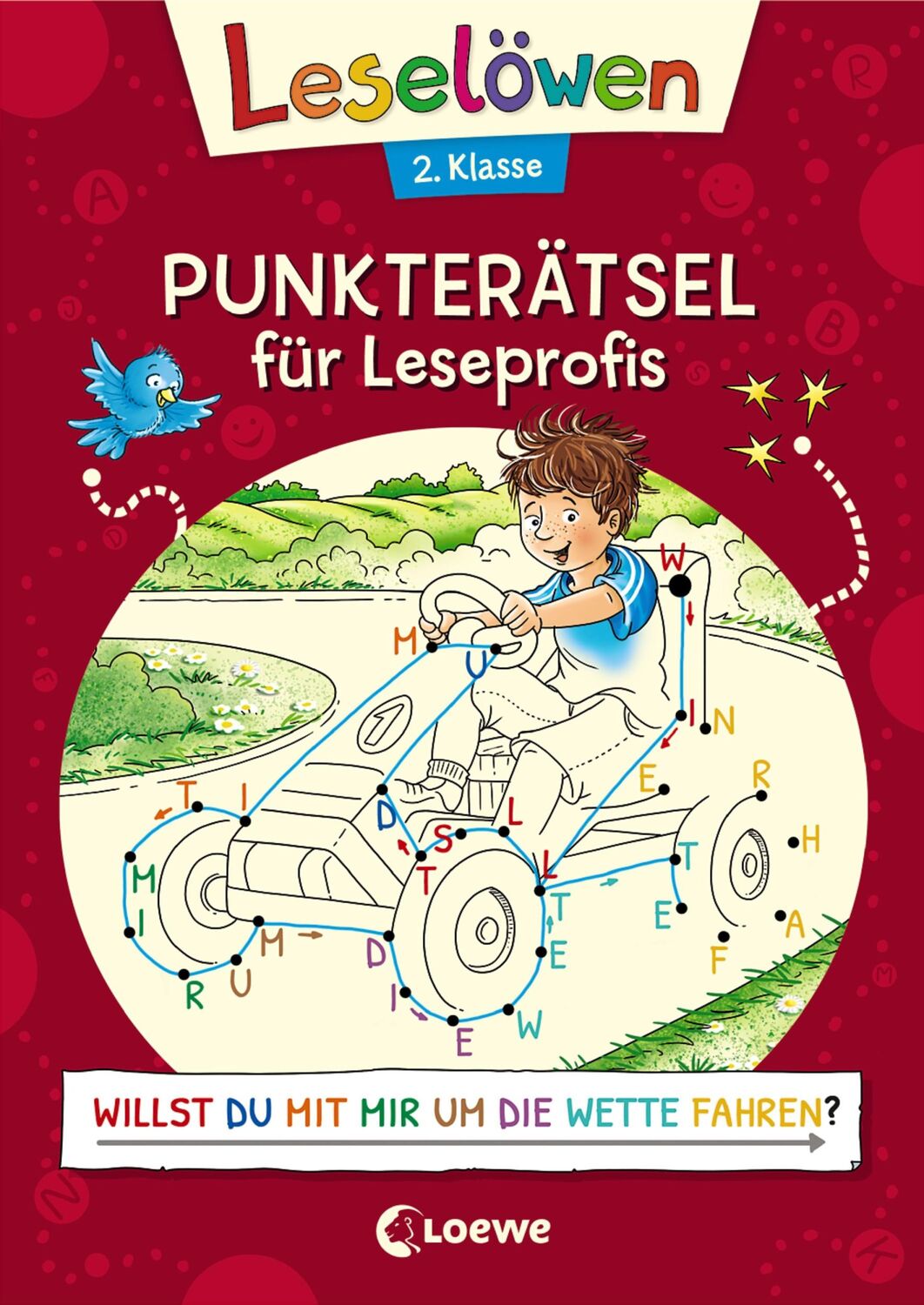 Cover: 9783743204584 | Leselöwen Punkterätsel für Leseprofis - 2. Klasse (Rot) | Kreativ