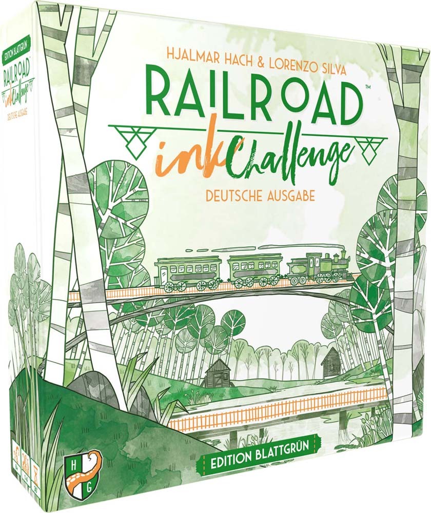 Cover: 4260664070078 | Railroad Ink Challenge: Edition Blattgrün | Lorenzo Silva (u. a.)