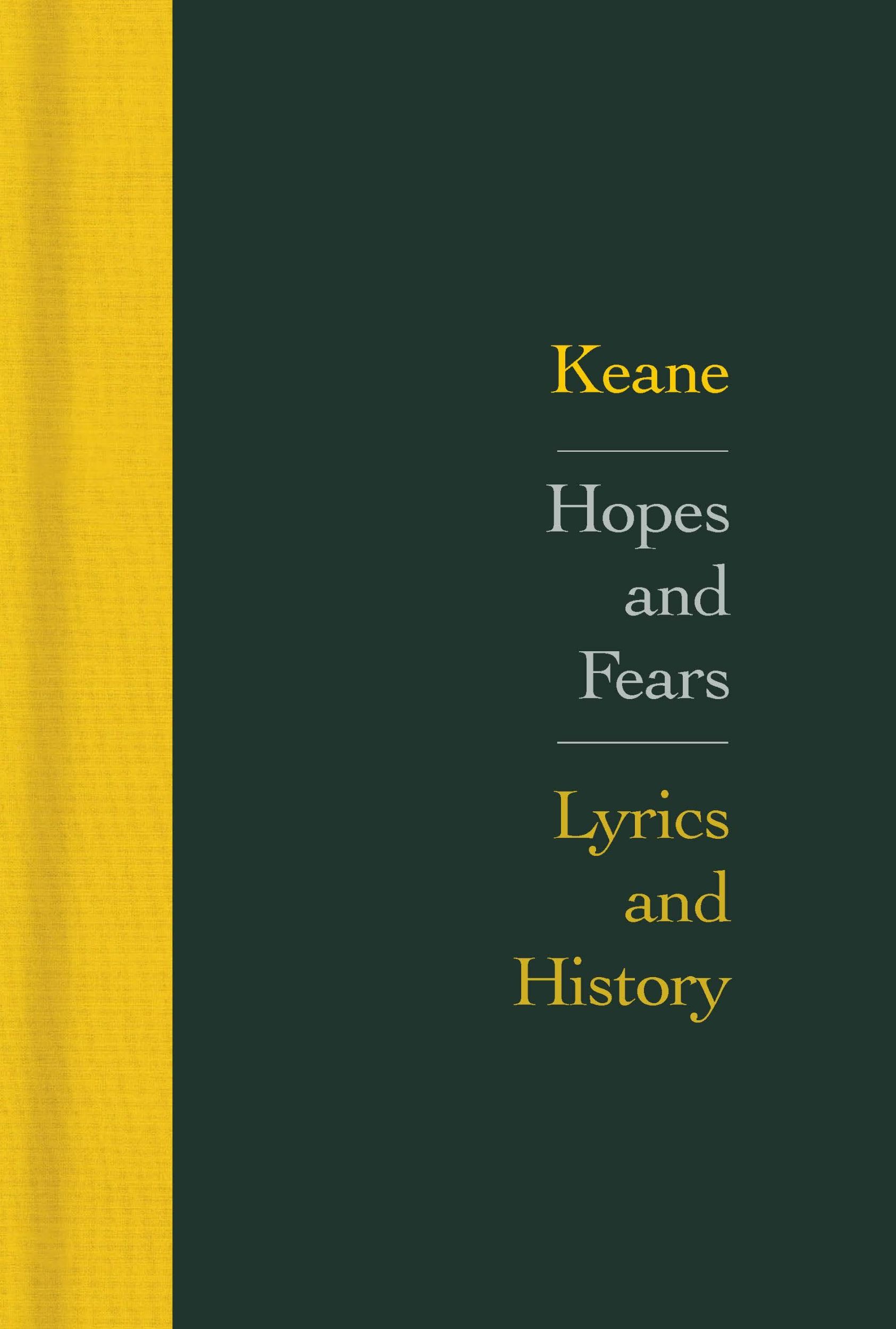 Cover: 9780571543281 | Hopes and Fears: Lyrics and History | Buch | Englisch | 2024