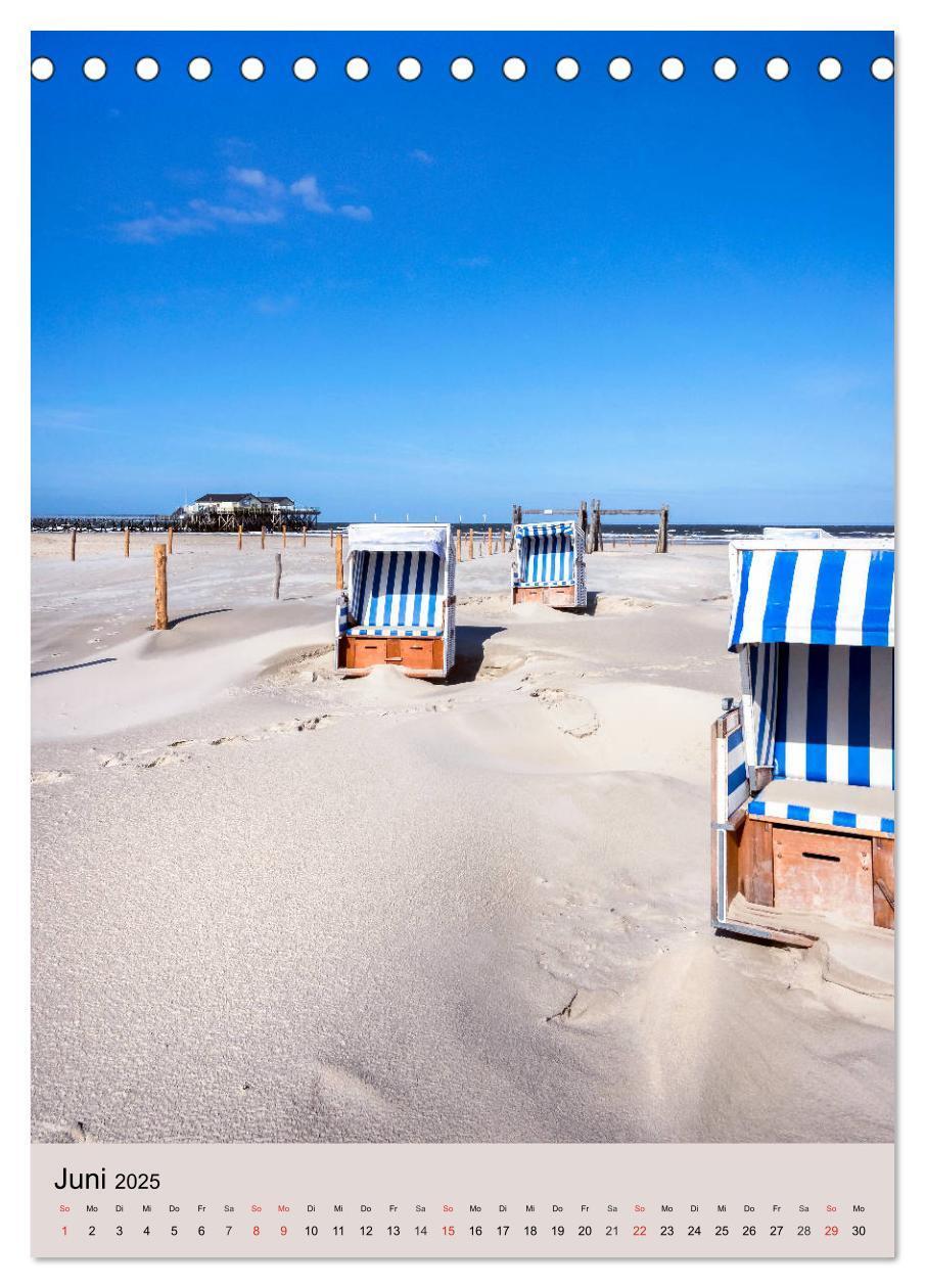 Bild: 9783435963140 | NORDSEEFLAIR - St. Peter Ording und Westerhever (Tischkalender 2025...