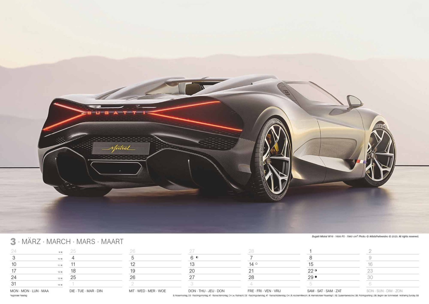 Bild: 4002725994332 | N NEUMANNVERLAGE - Sports Cars 2025 Wandkalender, 45x48cm, Kalender...