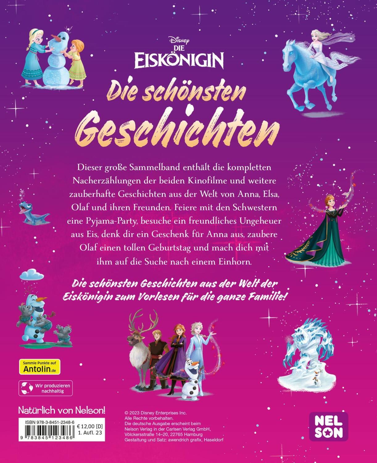 Rückseite: 9783845123486 | Disney Die Eiskönigin: 10 Jahre Eiskönigin: Die schönsten...