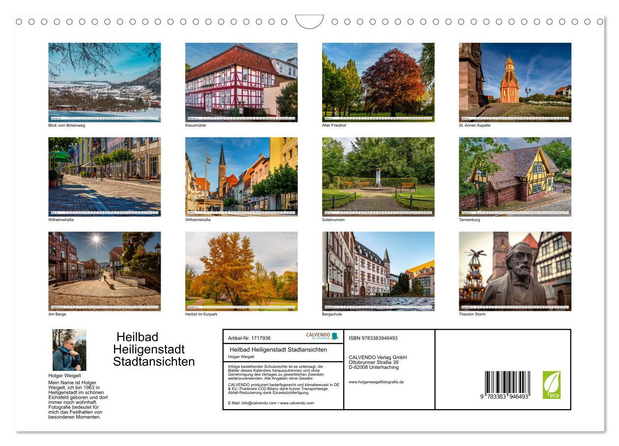 Bild: 9783383946493 | Heilbad Heiligenstadt Stadtansichten (Wandkalender 2025 DIN A3...